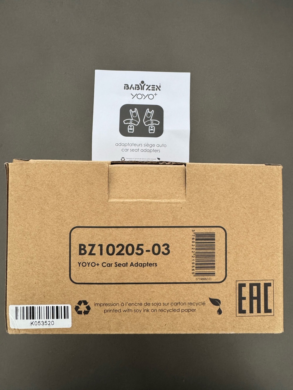 BabyZen YOYO+ Car Seat Adapters- New in package